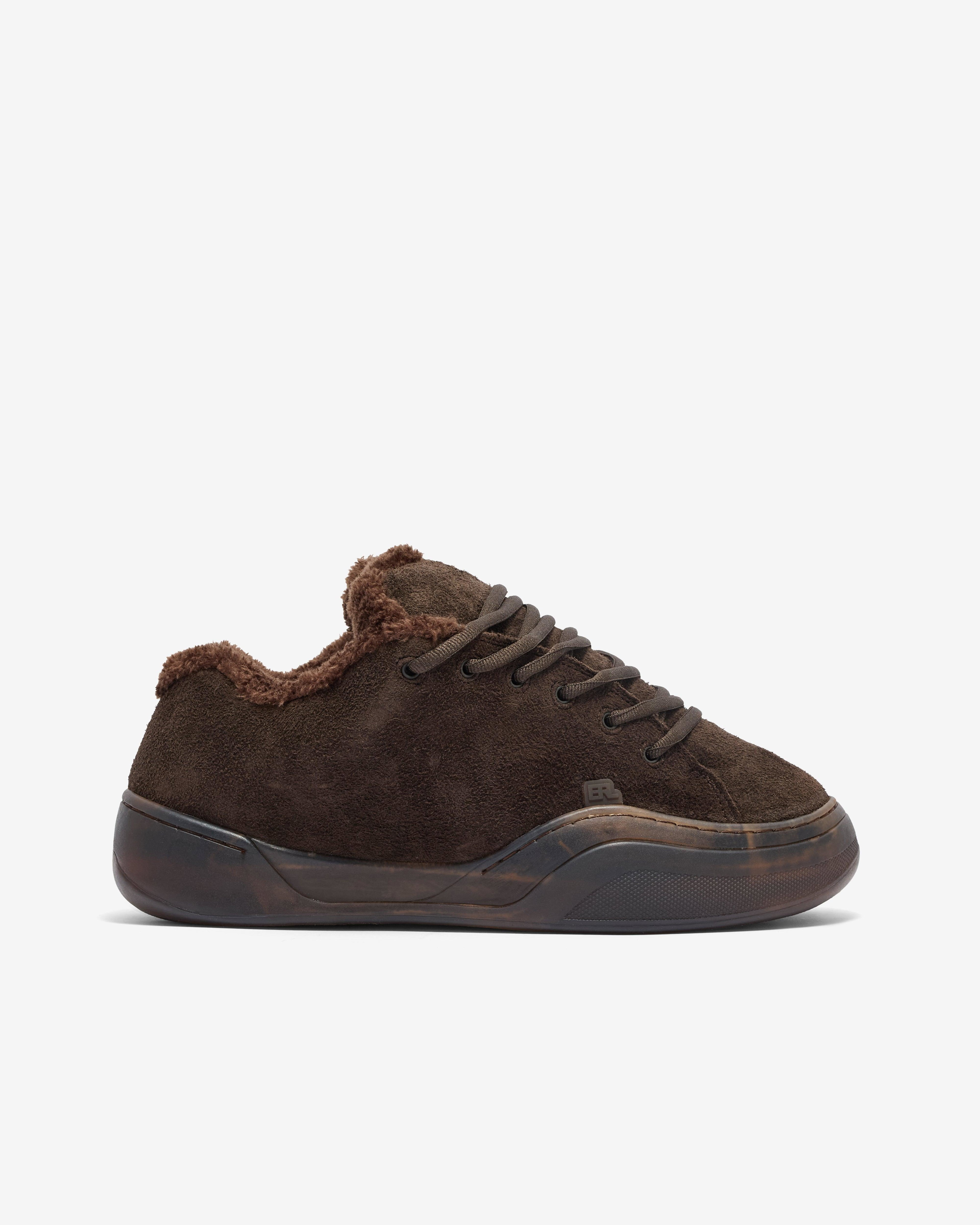 Erl - Suede Vamp Sneakers - (Mud) by ERL