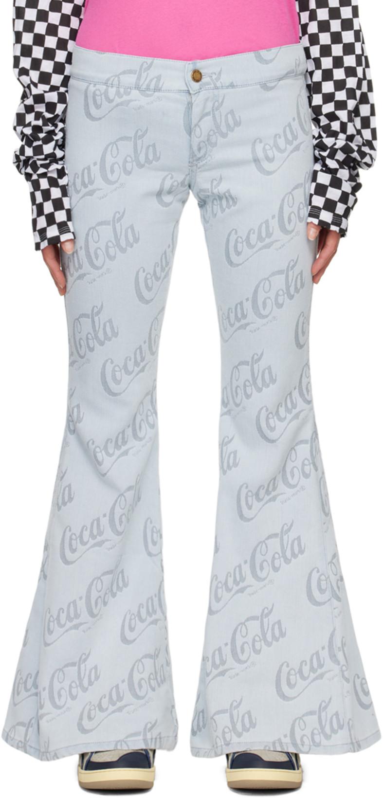 Gray Jacquard Jeans by ERL