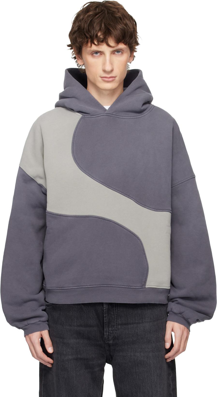Gray Wave Hoodie by ERL