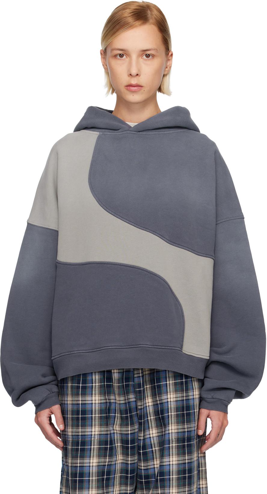Gray Wave Hoodie by ERL
