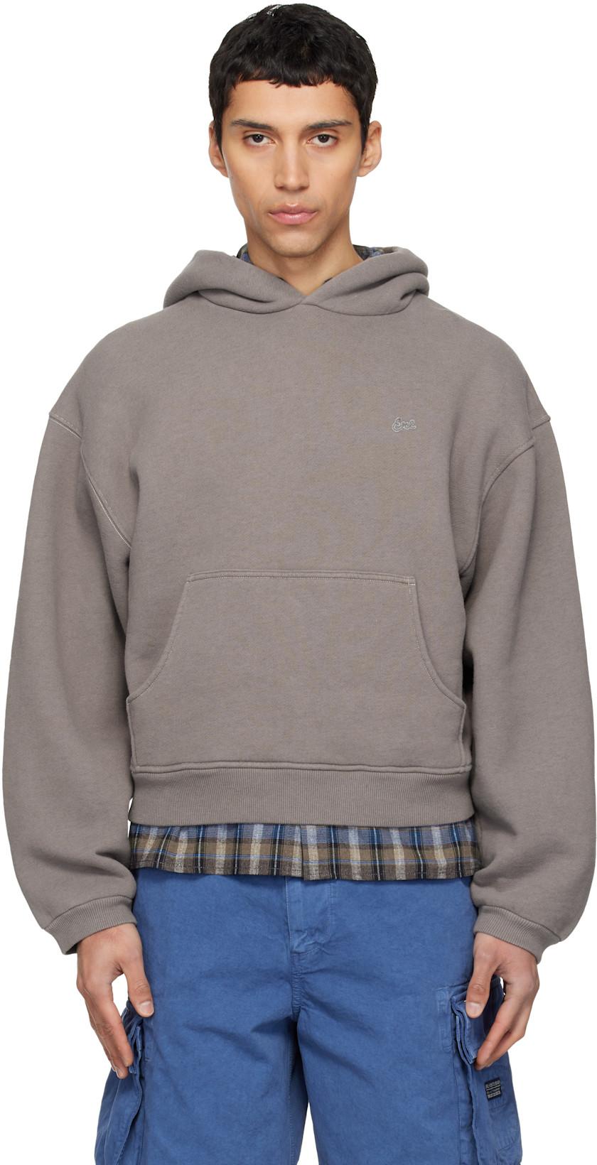 Taupe Heathered Hoodie by ERL