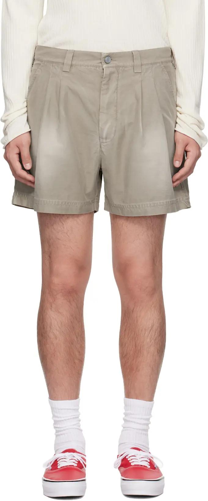 Taupe Short Woven Shorts by ERL