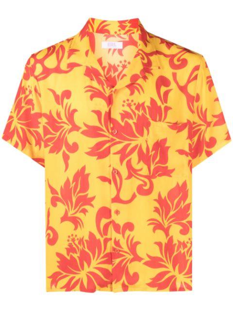 Tropical Flowers short-sleeve shirt by ERL
