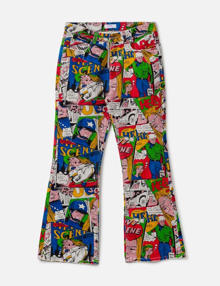 Unisex Printed Denim Pants by ERL