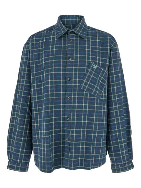 check-pattern shirt by ERL