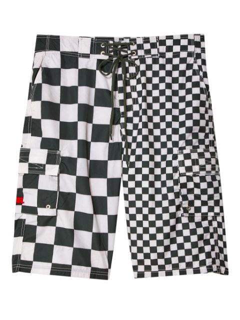 checked cargo shorts by ERL
