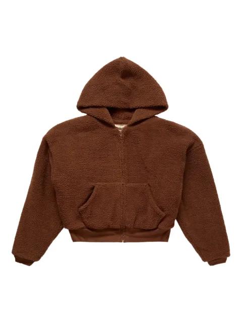 fleeced zip-up hoodie by ERL