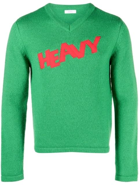 knit v-neck sweater by ERL