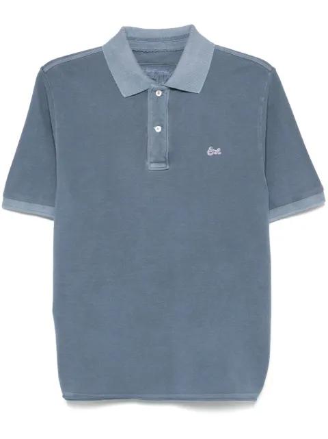 logo-patch polo shirt by ERL