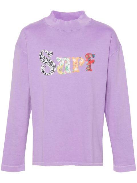 motif-embroidered cotton T-shirt by ERL