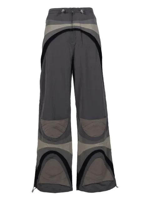 panelled drawstring trousers by ERL