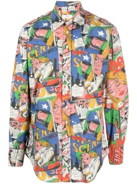 printed short-sleeved shirt by ERL