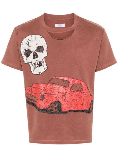 skull-print cotton T-shirt by ERL