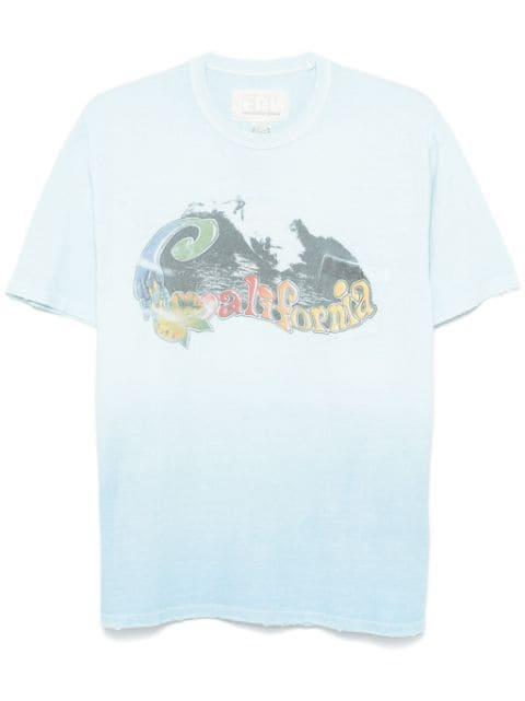 slogan-print T-shirt by ERL