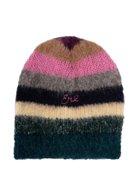 striped embroidered hat by ERL