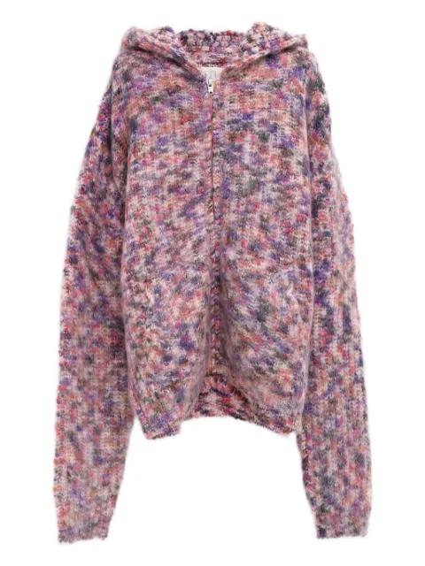 zipped hoodied knit hoodie by ERL