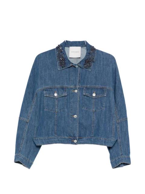 chest-pocket denim jacket by ERMANNO FIRENZE