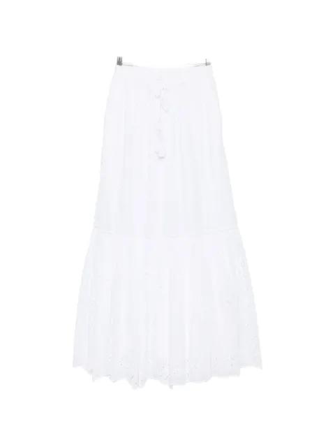 drawstring eyelet skirt by ERMANNO FIRENZE