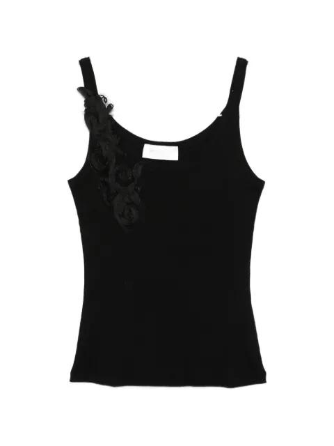 floral applique top by ERMANNO FIRENZE