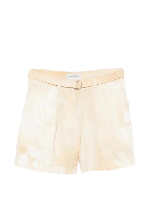 floral belted shorts by ERMANNO FIRENZE