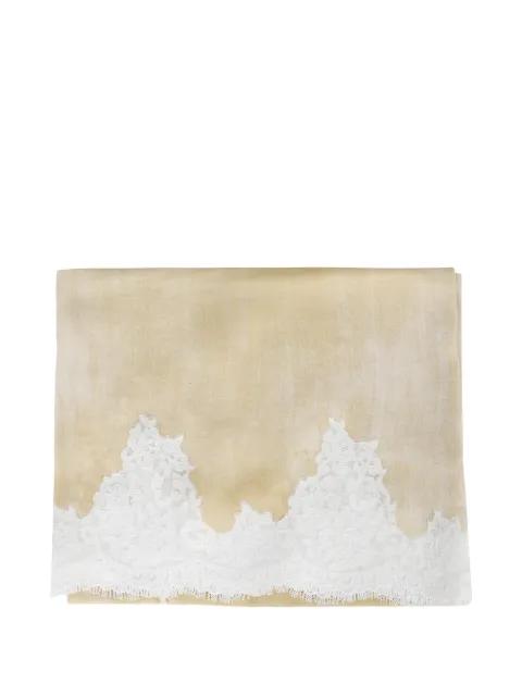 floral-embroidered scarf by ERMANNO FIRENZE