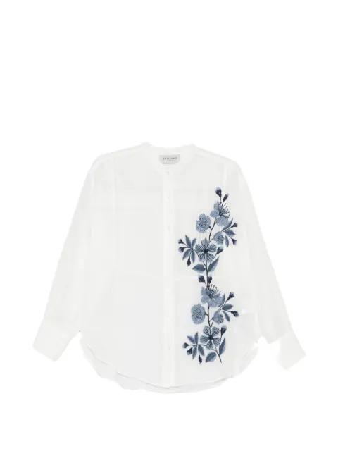 floral-embroidery shirt by ERMANNO FIRENZE