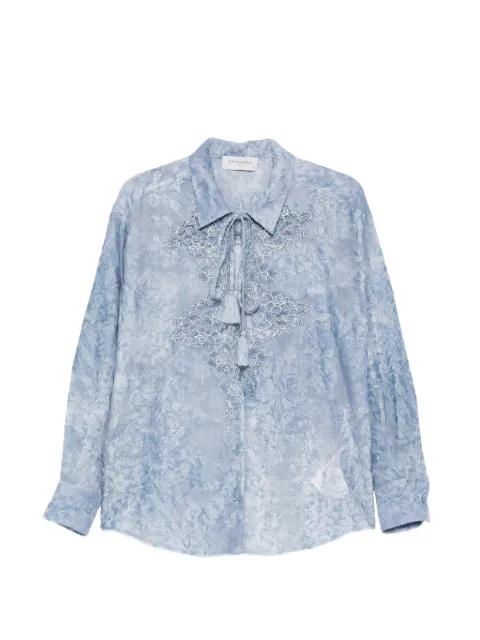 floral-lace shirt by ERMANNO FIRENZE