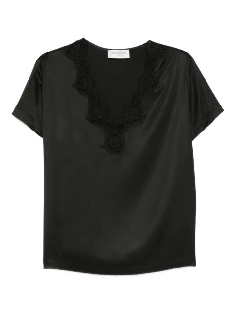lace-insert blouse by ERMANNO FIRENZE