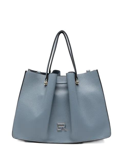 large Anora logo-plaque leather tote bag by ERMANNO FIRENZE