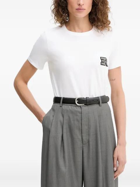 logo-appliqué short-sleeve T-shirt by ERMANNO FIRENZE