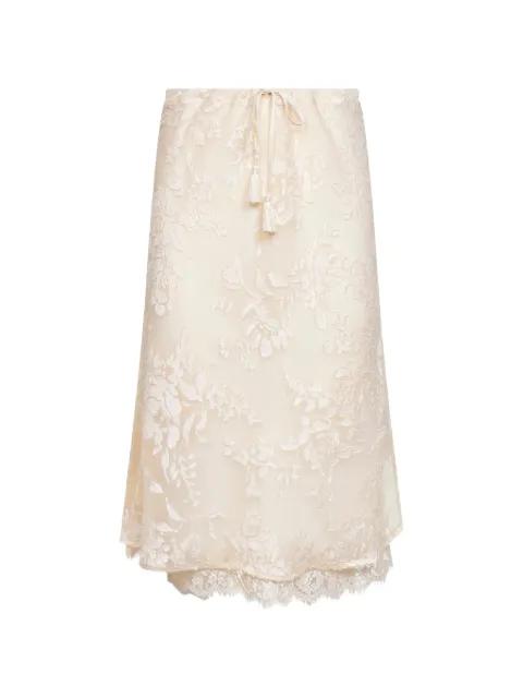 ramie midi skirt by ERMANNO FIRENZE