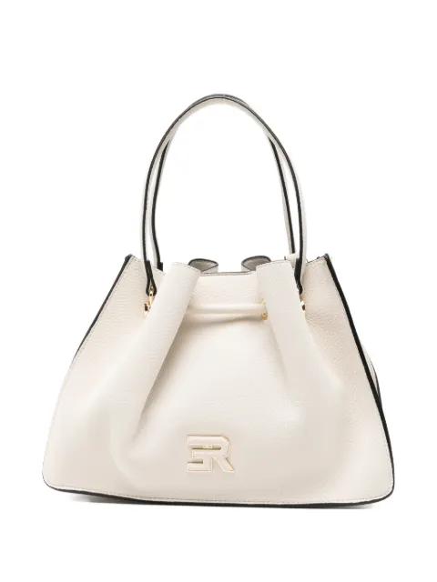 small Anora logo-plaque tote bag by ERMANNO FIRENZE
