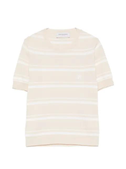 striped short-sleeve T-shirt by ERMANNO FIRENZE