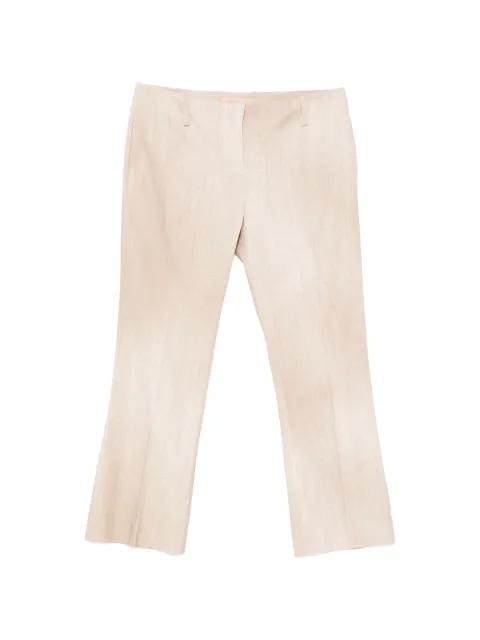 Emy textured cropped trousers by ERMANNO SCERVINO