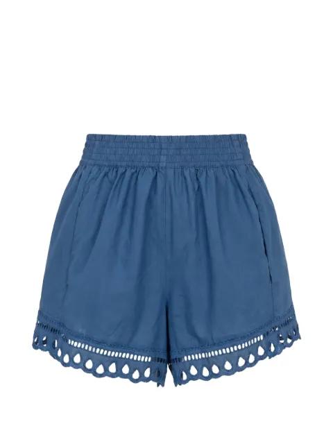 broderie-anglaise elasticated shorts by ERMANNO SCERVINO