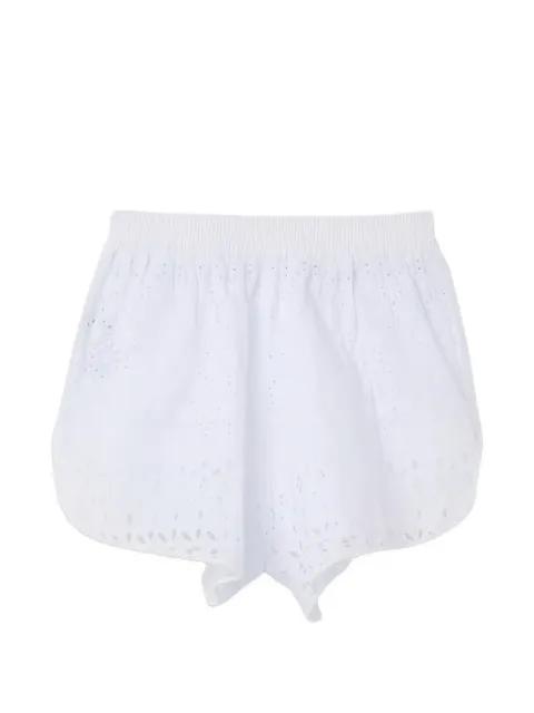 broderie anglaise lace shorts by ERMANNO SCERVINO
