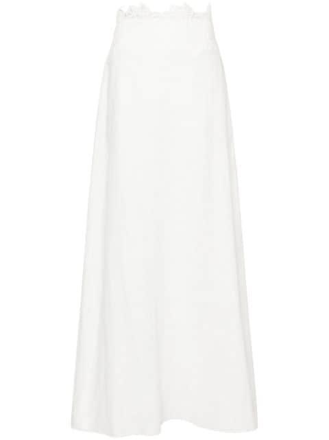 broderie-anglaise long skirt by ERMANNO SCERVINO