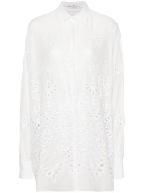 broderie anglaise shirt by ERMANNO SCERVINO