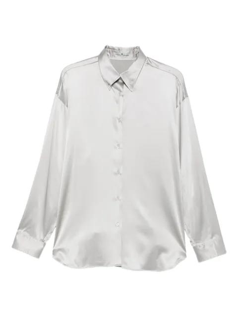 button-down satin shirt by ERMANNO SCERVINO