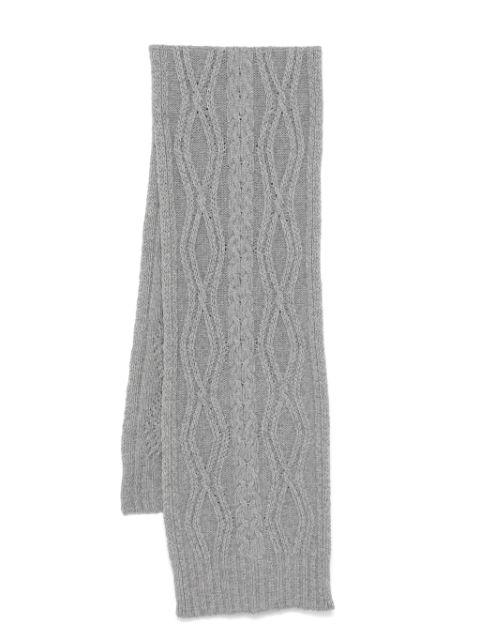 cable-knit scarf by ERMANNO SCERVINO