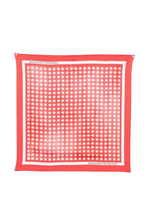 checked scarf by ERMANNO SCERVINO