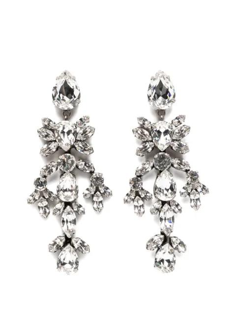 crystal-embellished drop earrings by ERMANNO SCERVINO