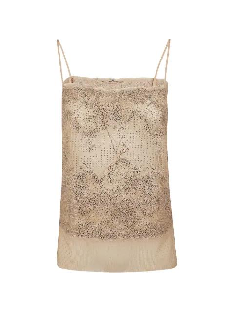 crystal-embellished top by ERMANNO SCERVINO