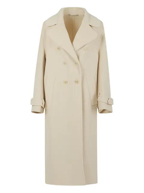 double-breasted coat by ERMANNO SCERVINO