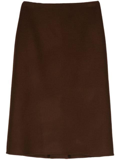 double wool pencil skirt by ERMANNO SCERVINO