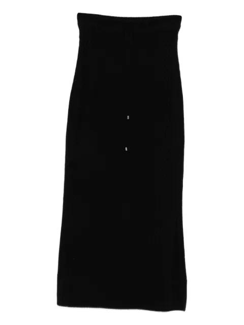 drawstring knitted skirt by ERMANNO SCERVINO