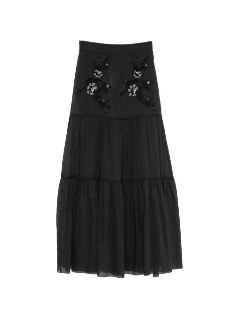 elastic-waistband maxi skirt by ERMANNO SCERVINO