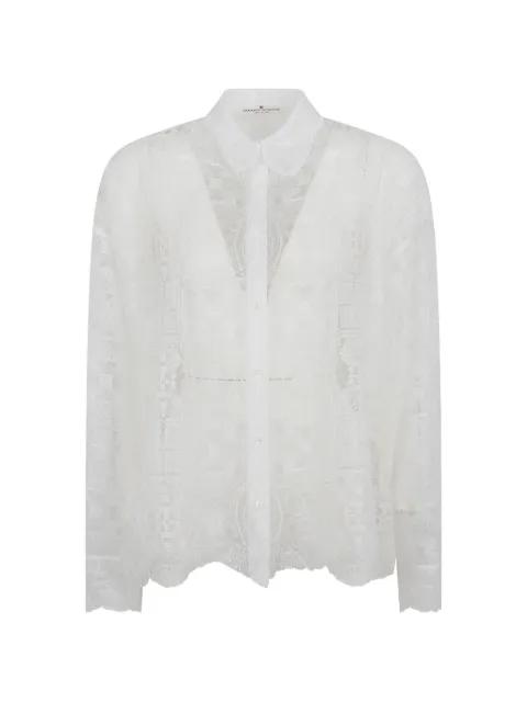 embroidered lace shirt by ERMANNO SCERVINO