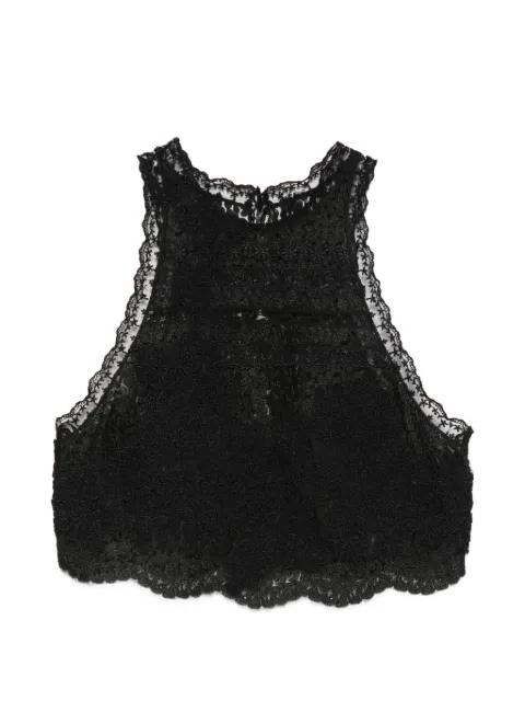 embroidery tank top by ERMANNO SCERVINO