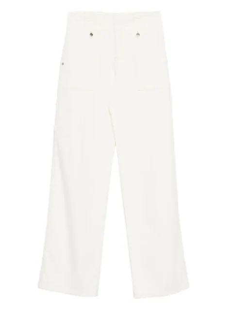 eyelet-embellished jeans by ERMANNO SCERVINO